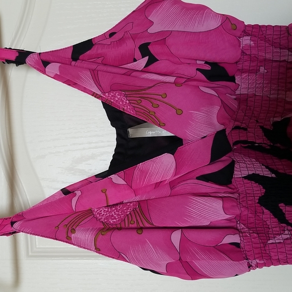 V-Neck, Sleeveless Midi Dress, 2X - Picture 2 of 6